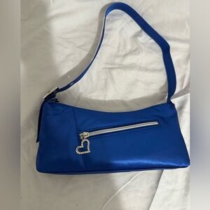 SATIN PURSE RHINESTONE TRIM  Blue Wedding Prom Bridesmaids Eveningwear